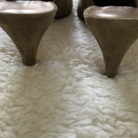 Jaime Mascaro Suede Angelia Neit Heels in Green/Brown Size-EU 41/USA 10 NWT - Picture 13 of 14